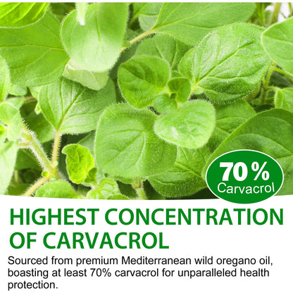 Organic Oregano Oil Liquid Drops | Natural Herbal Supplement for Immune, Digestive Support & Energy | Non-GMO, Gluten Free | 2 FL OZ