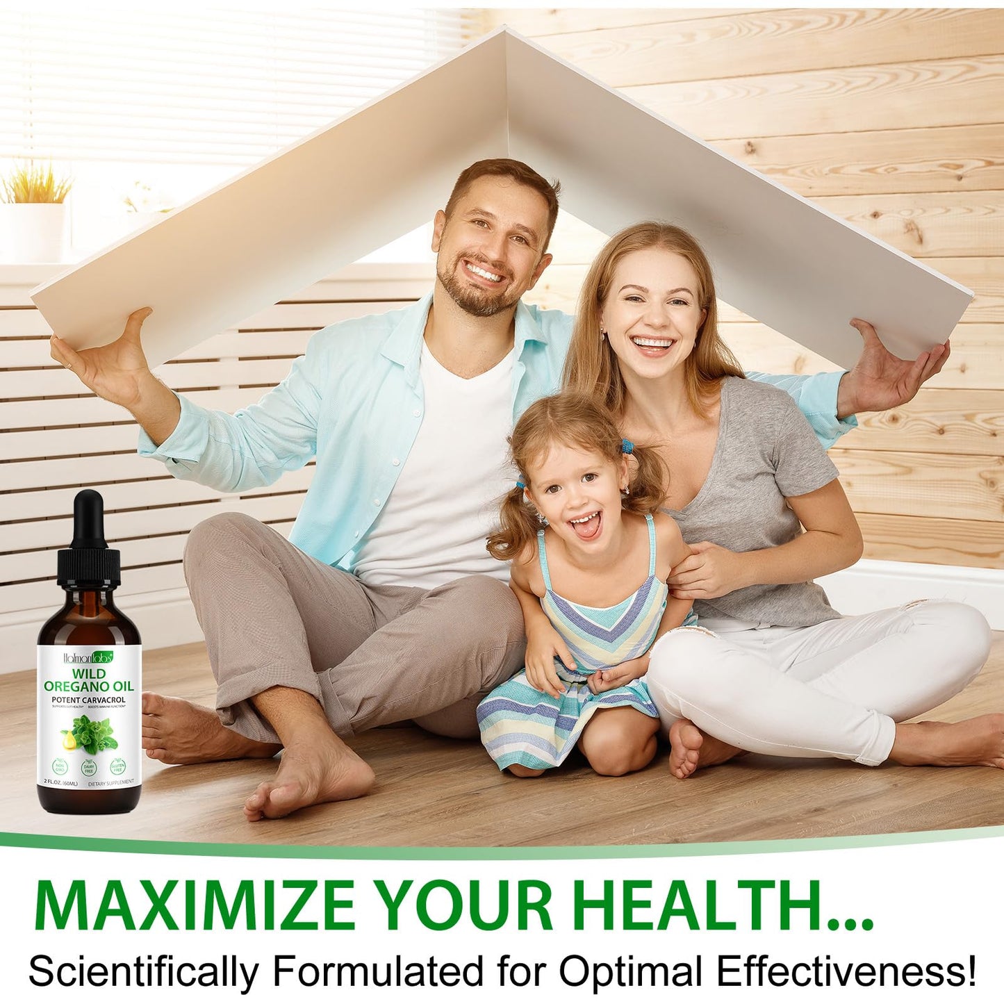 Organic Oregano Oil Liquid Drops | Natural Herbal Supplement for Immune, Digestive Support & Energy | Non-GMO, Gluten Free | 2 FL OZ