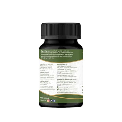 ORGANIC SPREE Alfalfa 120 Tablets | Medicago Sativa (Alfalfa) | USDA Organic Certified | Superfood Supplement with Vitamins and Minerals* | Dietary Supplement 120tab