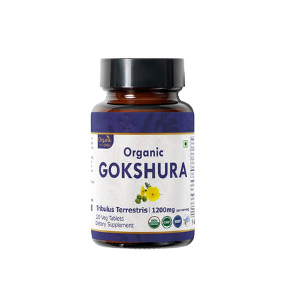 Organic Spree Gokshura 120 Tablets – Tribulus Terrestris | USDA Organic Certified