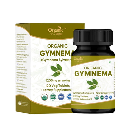 Organic Spree Gymnema 120 Tablets – USDA Organic Gymnema Sylvestre