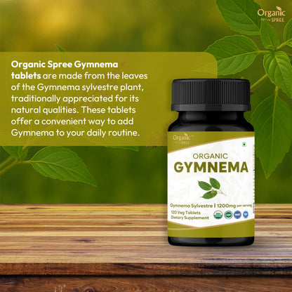 Organic Spree Gymnema 120 Tablets – USDA Organic Gymnema Sylvestre