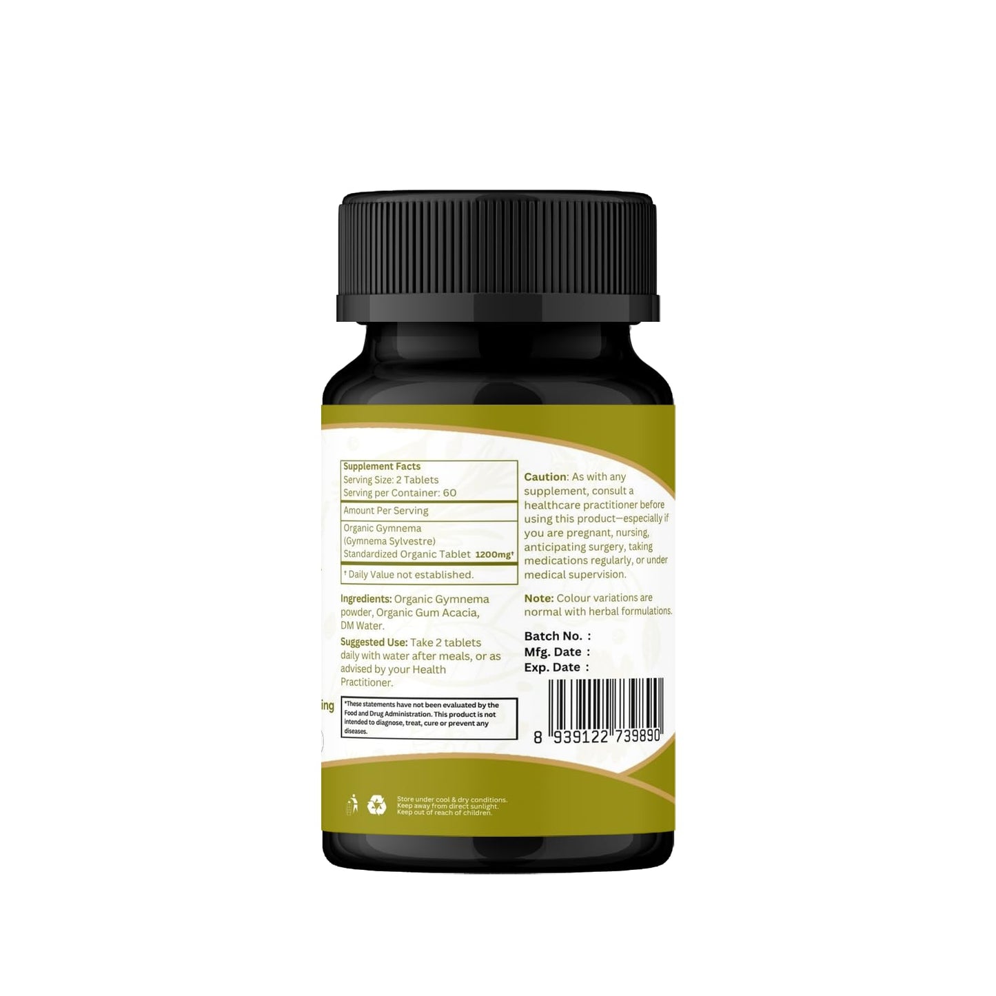 Organic Spree Gymnema 120 Tablets – USDA Organic Gymnema Sylvestre