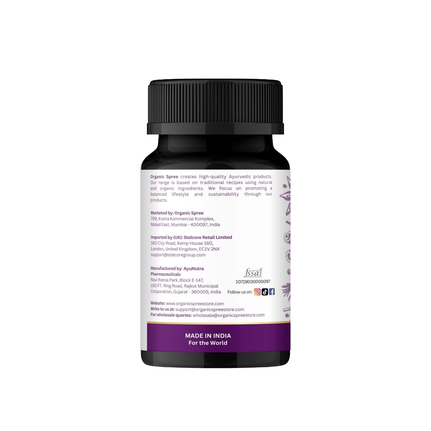 ORGANIC SPREE Medohar Guggulu 120 Tablets – Ayurvedic Metabolism & Immune Support | Pack of 3