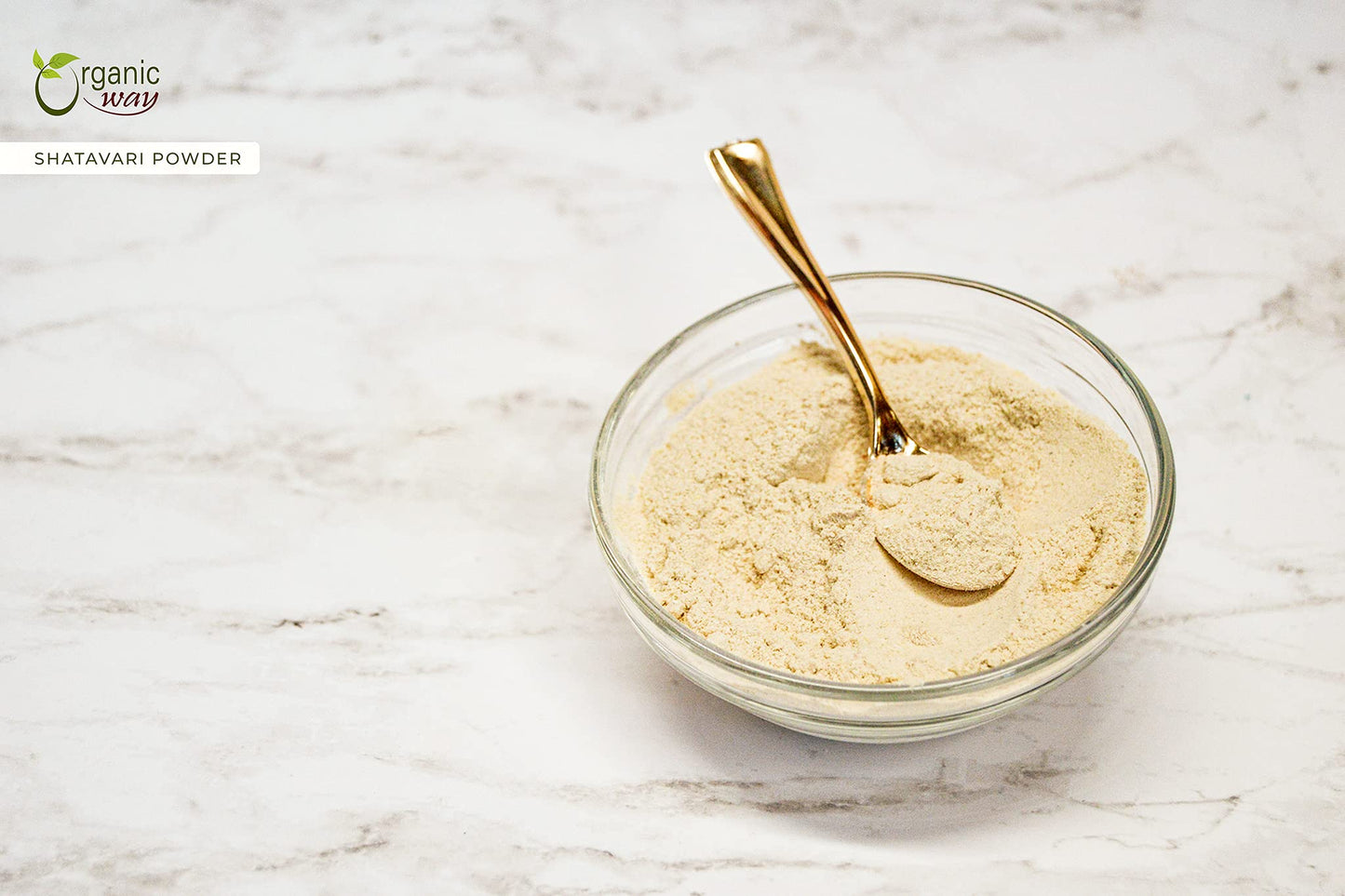 Organic Way Shatavari Powder (Asparagus racemosus) - Kosher & USDA Certified | Vegan, Non-GMO & Gluten Free | 100% Raw from India (4 oz)