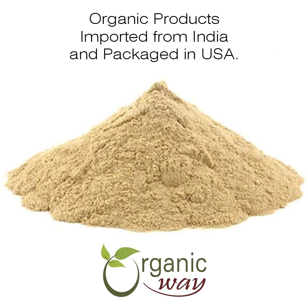 Organic Way Shatavari Powder (Asparagus racemosus) - Kosher & USDA Certified | Vegan, Non-GMO & Gluten Free | 100% Raw from India (4 oz)