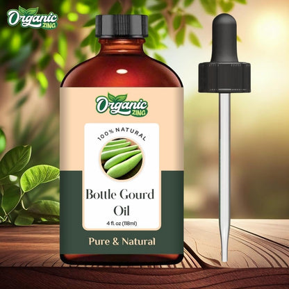 Organic Zing Bottle Gourd Oil | Pure & Natural Skincare, Hair Care & Massage Oil – 118ml