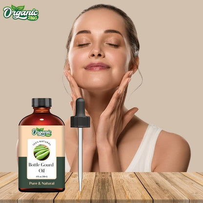 Organic Zing Bottle Gourd Oil | Pure & Natural Skincare, Hair Care & Massage Oil – 118ml