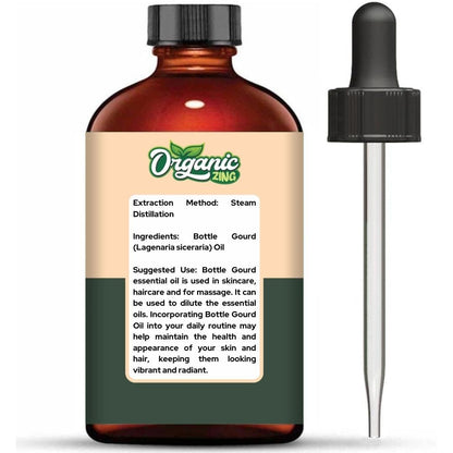 Organic Zing Bottle Gourd Oil | Pure & Natural Skincare, Hair Care & Massage Oil – 118ml