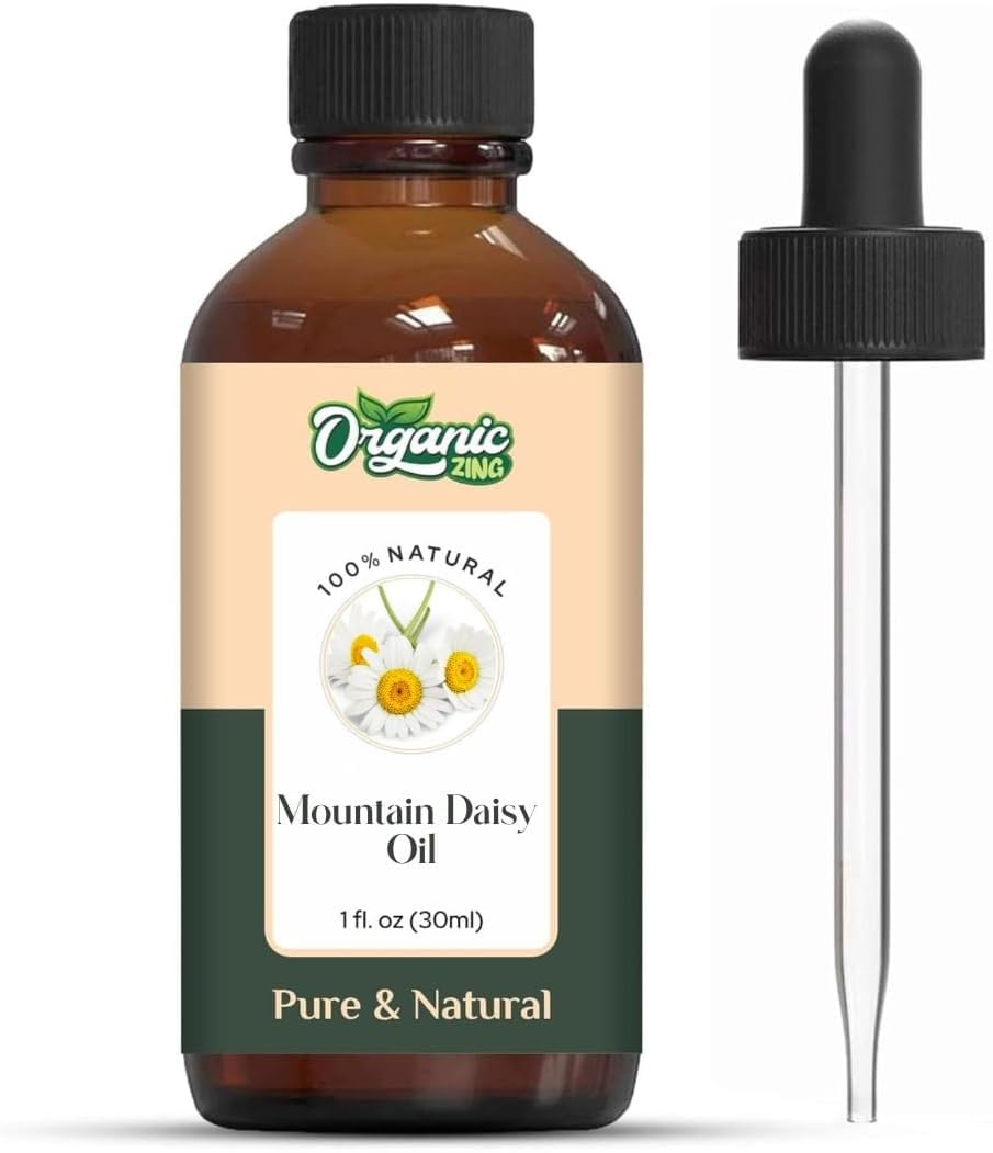 Organic Zing Mountain Daisy Oil (Celmisia Semicordata) – 30ml | Pure & Natural Essential Oil