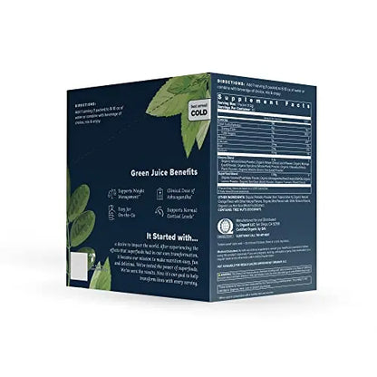 Organifi GO Packs: Green Juice - Organic Travel Greens Powder (30 Packs) BritishVita | Premium UK Vitamins & Wellness Supplements