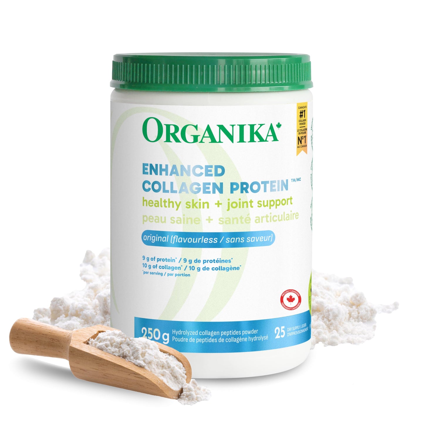ORGANIKA Collagen Enhanced - 250 g | Grass-Fed, American Cattle