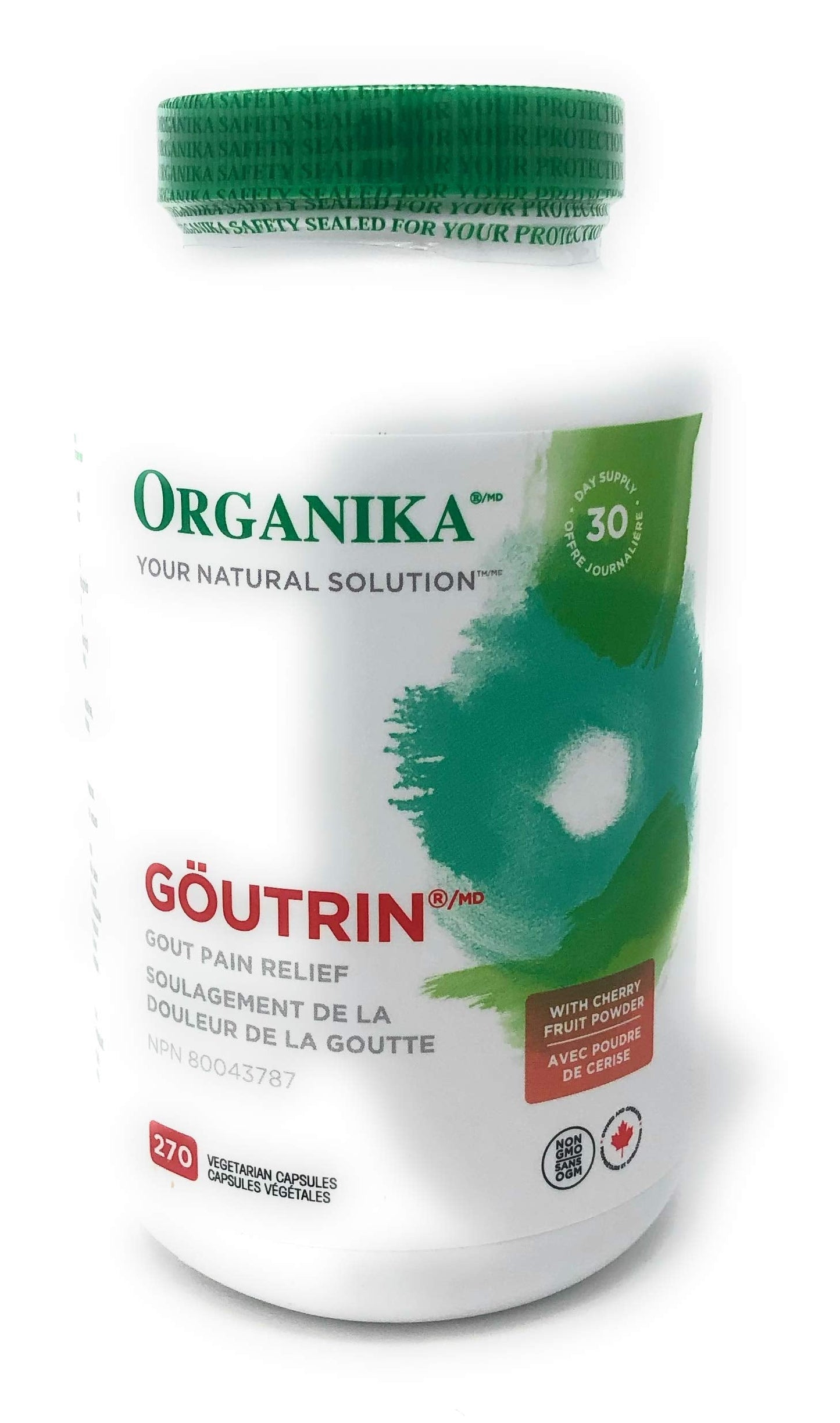 Organika Goutrin 270 Vegetarian Capsules - Natural Uric Acid Support