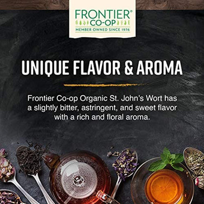 Frontier Co-Op Organic Saint John's Wort Herb - Cut & Sifted 1 lb