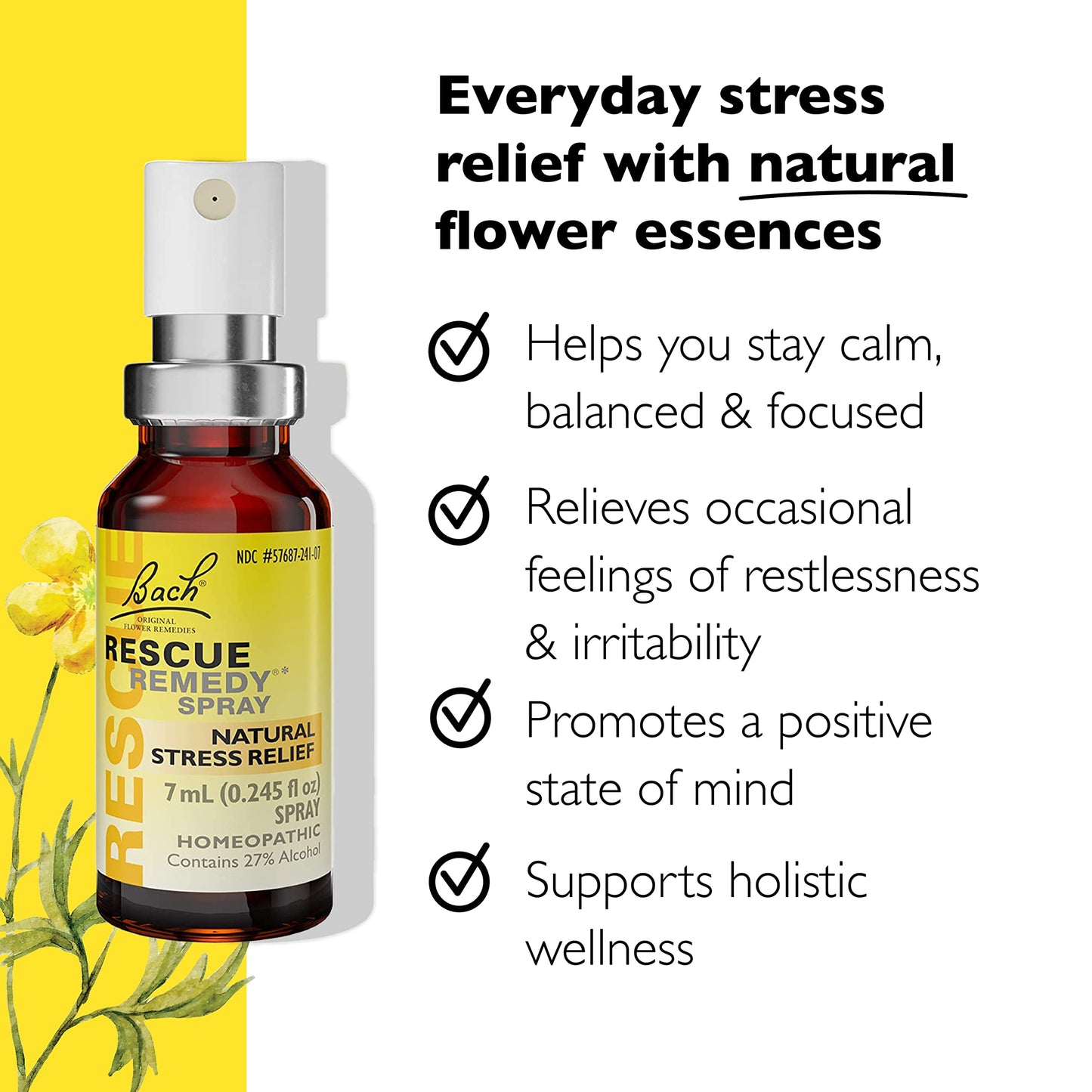Travel Stress & Sleep Bundle - Bach RESCUE Pastilles, Sleep Melts & Remedy Spray - 3-Pack