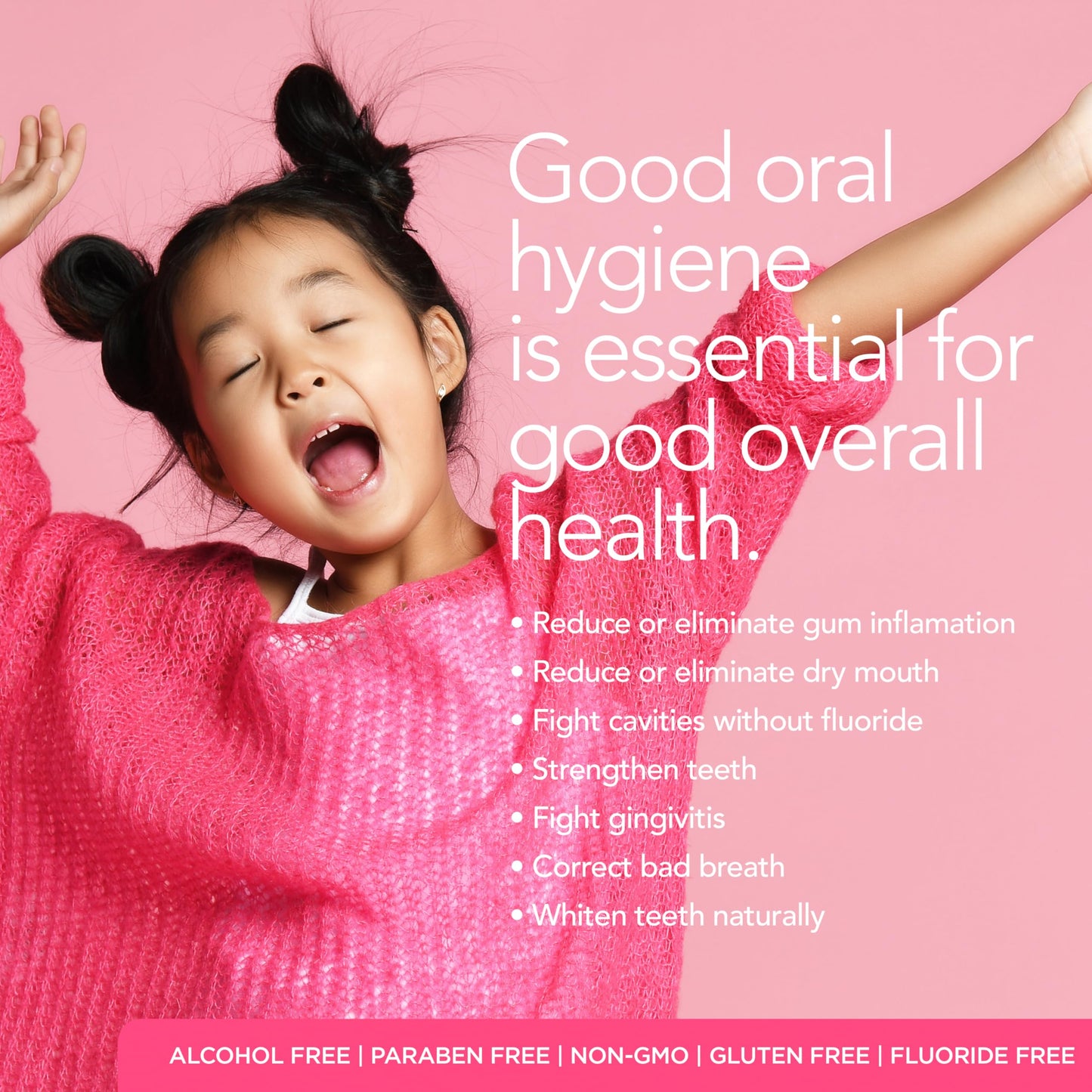 ORL Kids Natural & Organic Mouthwash – Fluoride & Alcohol Free | Clean, Whiten & Strengthen Enamel