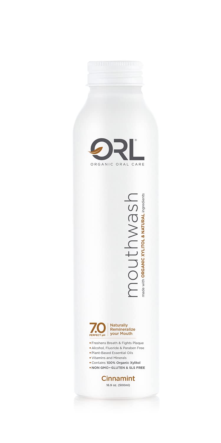 ORL Natural & Organic Mouthwash – Clean, Whiten Teeth, Strengthen Enamel