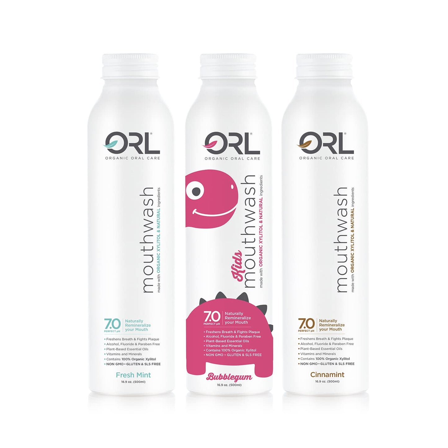 ORL Natural & Organic Mouthwash – Clean, Whiten Teeth, Strengthen Enamel