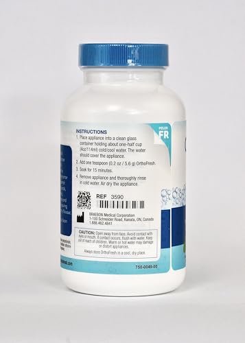OrthoFresh Professional Cold Water Dental Appliance Cleaner | 15-Minute Clean
