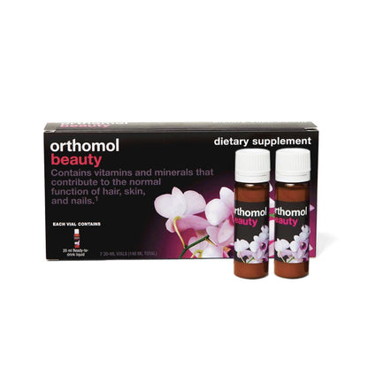 Orthomol Beauty – Women's Beauty Supplement | 7-Day Supply | Supports Hair, Skin & Nails | Collagen + Coenzyme Q10