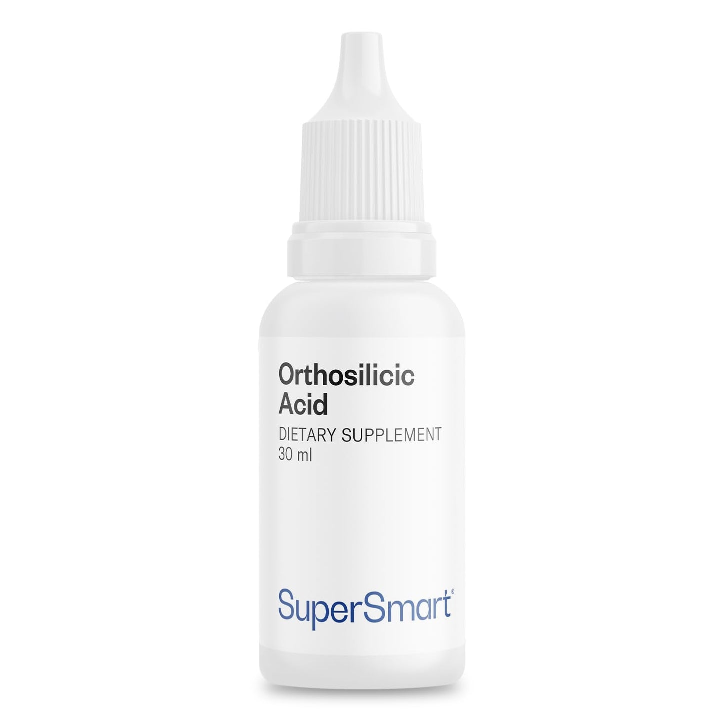 Orthosilicic Acid Supplement (Advanced Formula) – Silicon with MSM, Choline & Carnitine | Non-GMO, Gluten Free | 30 ml | Supersmart