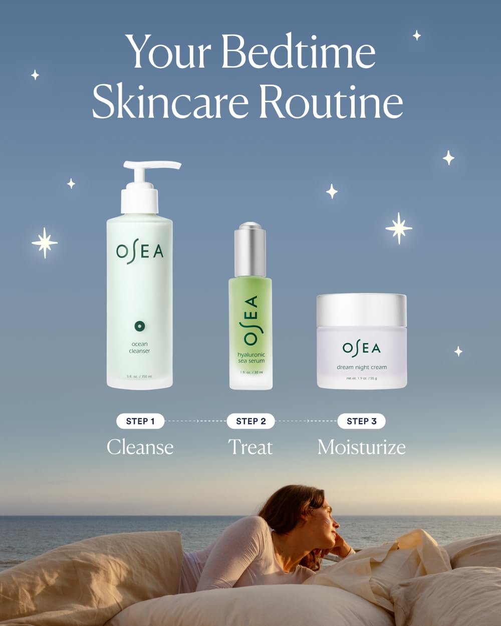 OSEA Dream Night Cream – Algae-Derived Bio Retinol, Deep Hydration British Harmonia | Natural Makeup & Fragrance by British Harmonia UK