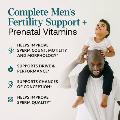 Osh Wellness Men's Fertility Support & Prenatal Vitamins – Ayurvedic Conception & Sperm Health