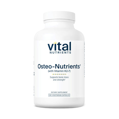 Vital Nutrients Osteo-Nutrients – K2+D3, Calcium & Magnesium for Bone & Heart Health
