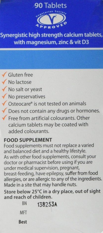 Osteocare 90 Tablets – Calcium & Vitamin D3 Supplement