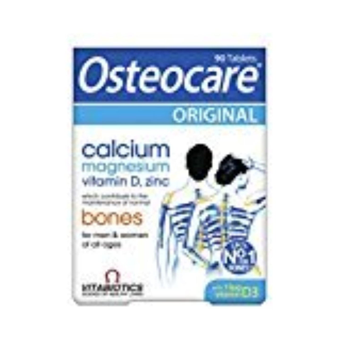 Vitabiotics Osteocare Calcium 800mg with Vitamin D3, Magnesium & Zinc – 90 Tablets | Bone Health & Immunity