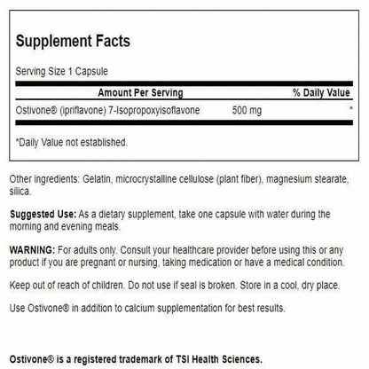 Swanson High Potency Ostivone 500 mg – 60 Capsules