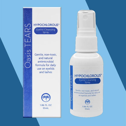OT7400 Oasis TEARS HYPOCHLOROUS Eyelid & Lash Cleansing Spray – 0.012% HOCl, 1.86 fl oz