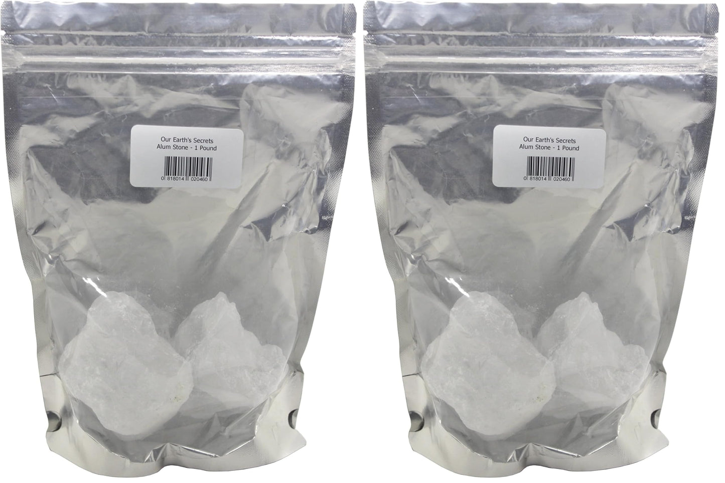 Our Earth's Secrets Alum Stone - 1 Pound (Pack of 2)