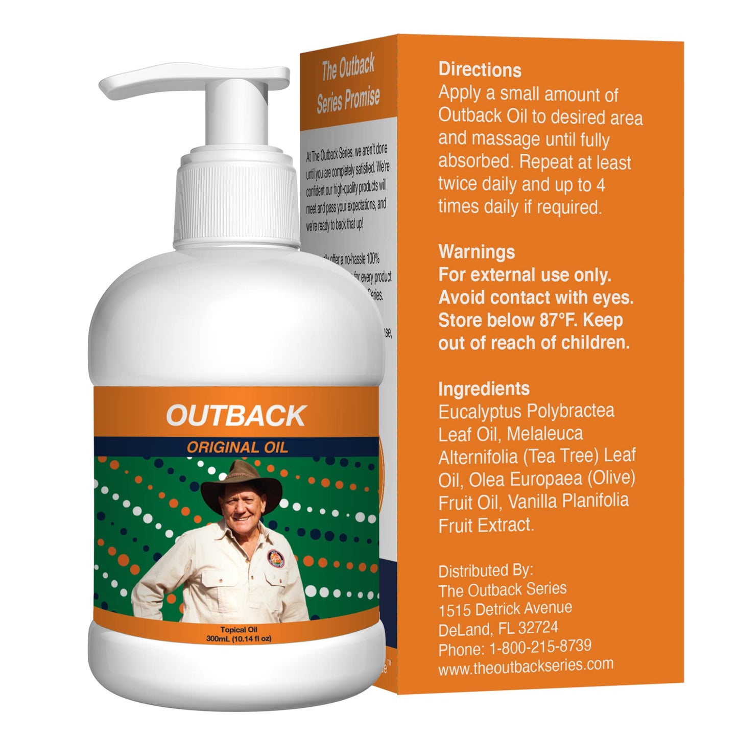 Outback Series Original Oil Pump 300mL (10.14 fl oz) – All-Natural Massage Oil