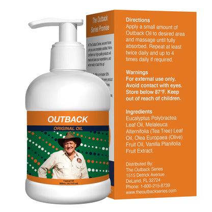 Outback Series Original Oil Pump 300mL (10.14 fl oz) – All-Natural Massage Oil