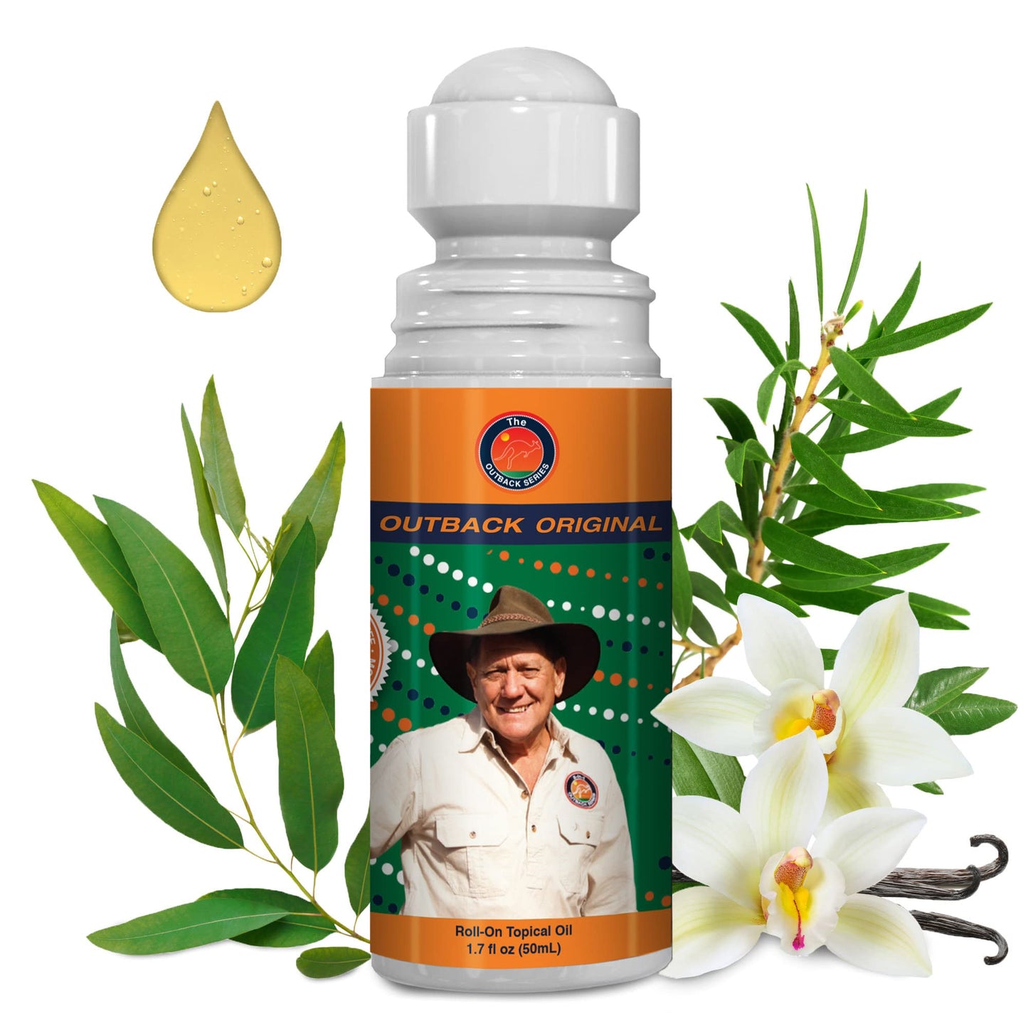 Outback Series Original Oil Roll-On 50mL – All-Natural, Fragrance-Free