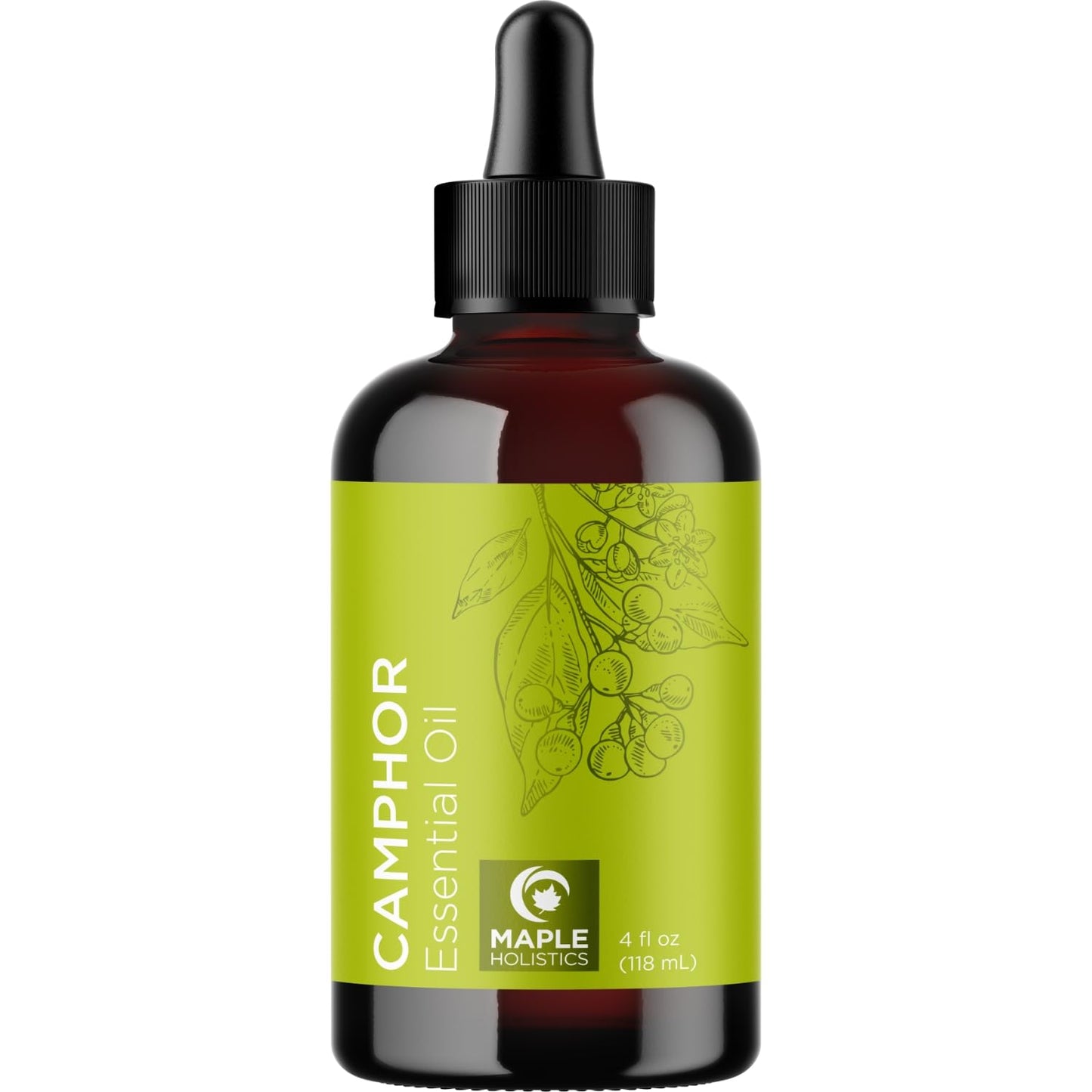 Pure Camphor Essential Oil 4 oz – 100% Pure for Aromatherapy & DIY