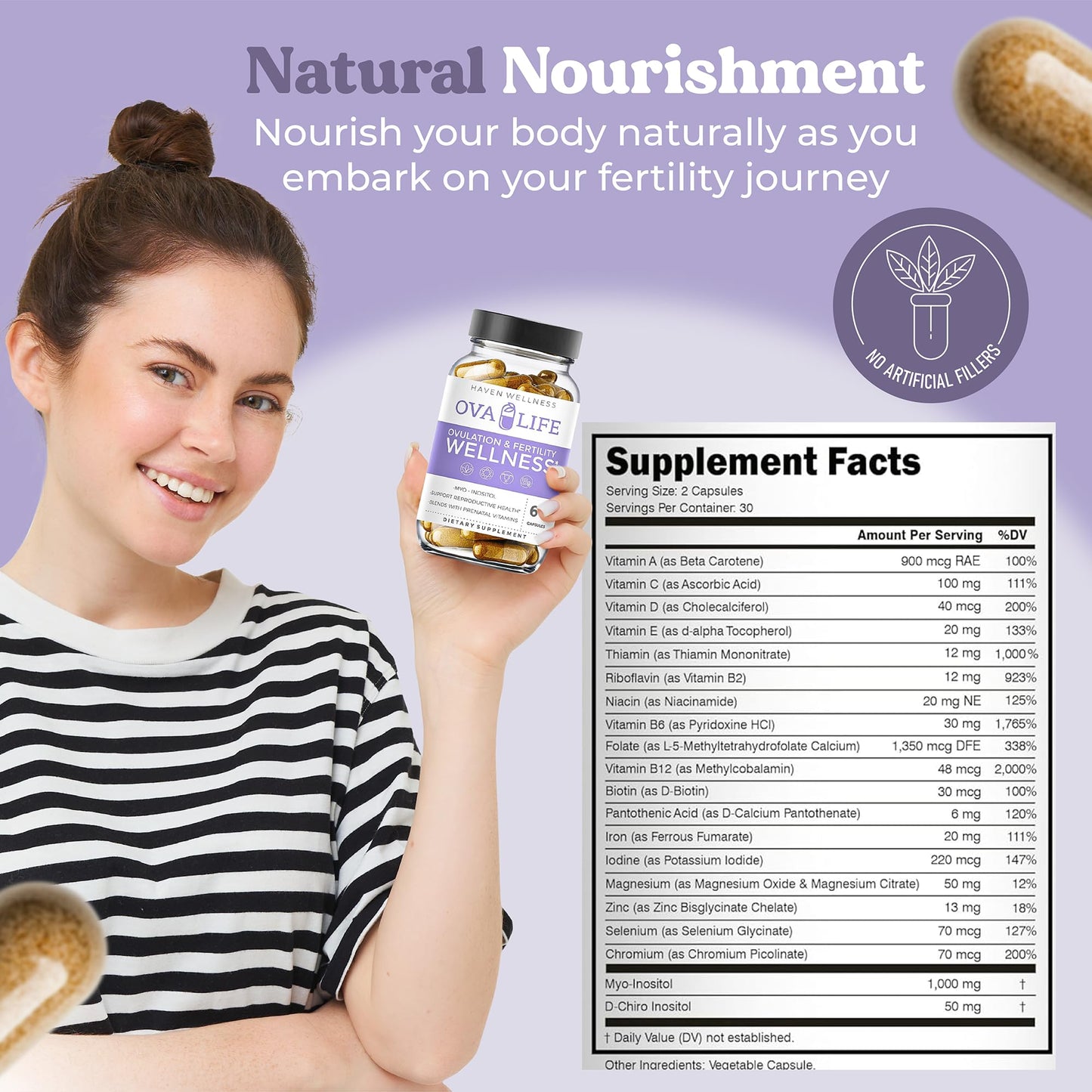 Ovalife Fertility Supplements for Women – Hormone Balance & Ovarian Support