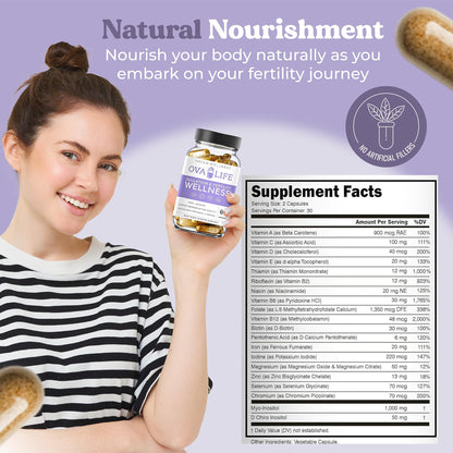 Ovalife Fertility Supplements for Women – Hormone Balance & Ovarian Support