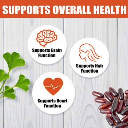 Ovela Pumpkin Seed Oil Capsules with Saw Palmetto – Hair Growth & Scalp Health | 200 Softgels
