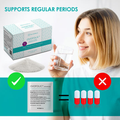 Ovofolic Inositol Supplement – Myo-Inositol & D-Chiro Inositol 40:1 Ratio | 30 Sachets