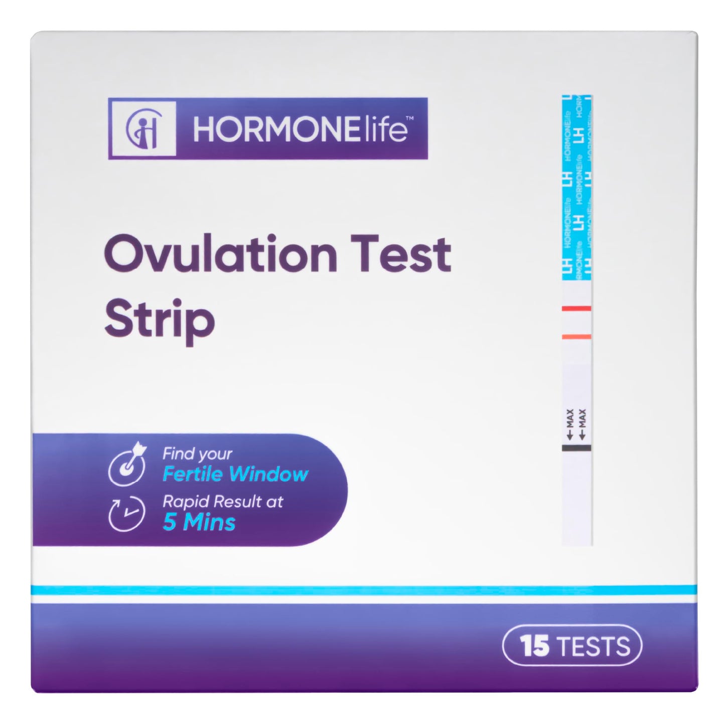 Ovulation Test Strips – LH Test for Ovulation Detection (15/30 Count)