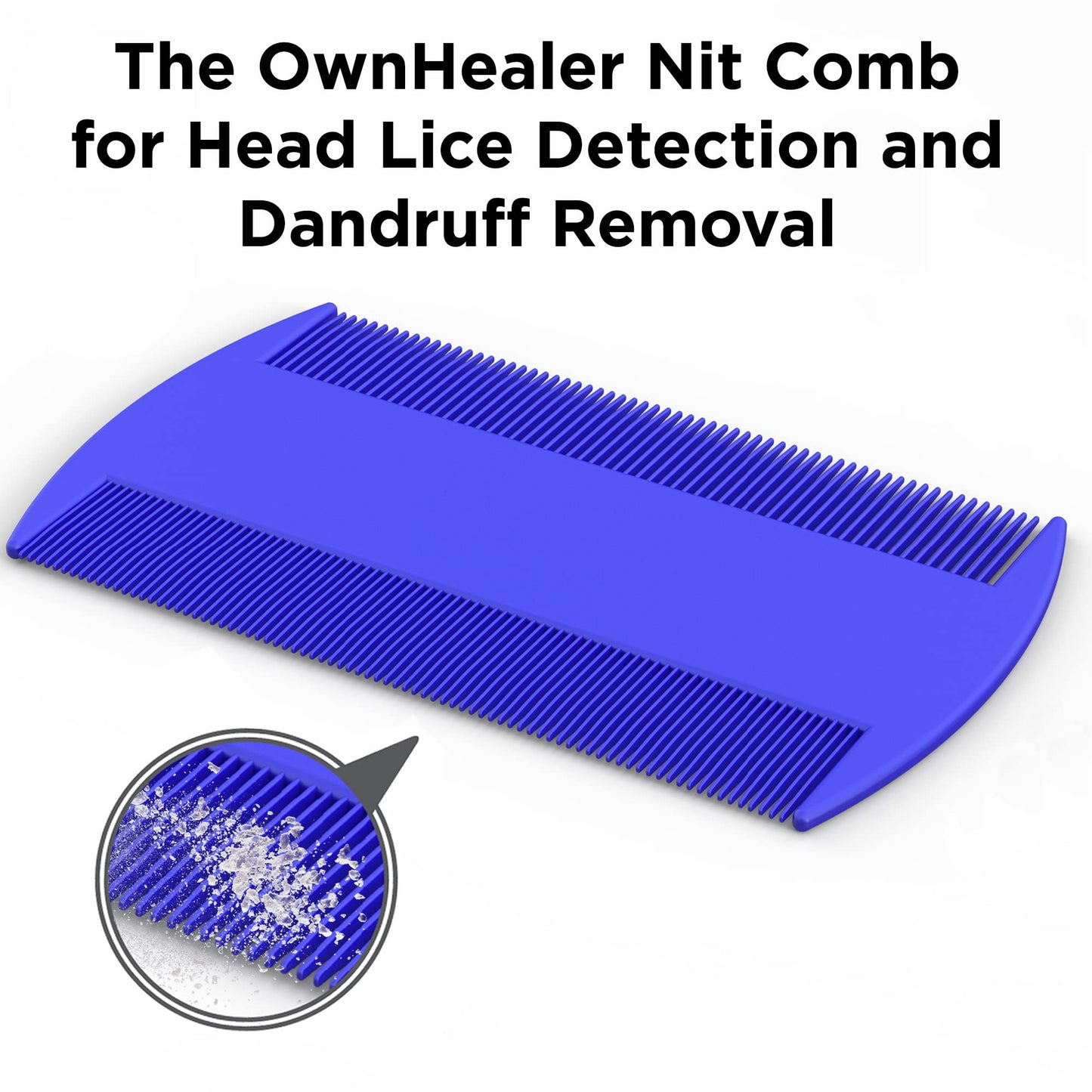 OWNHEALER Professional Lice Comb Kit – Fast, Gentle Lice & Nit Removal for All Hair Types