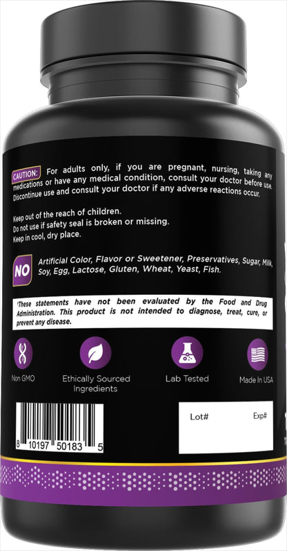 Oxify Vitamin B-12 6000 mcg (Methylcobalamin) - 120 Tablets - Gluten-Free, Non-GMO - Made in USA
