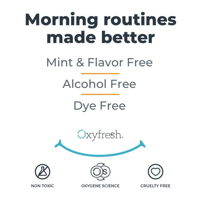 Oxyfresh Gentle Formula Unflavored Mouthwash – Ultra Sensitive Gums & Teeth – No Mint, Zero Alcohol, Flavor Free – 16 oz