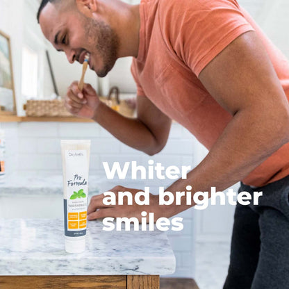 Oxyfresh Pro Formula Fresh Mint Toothpaste – Gentle Low Abrasion, Fluoride-Free, 5.5 oz Pack of 2