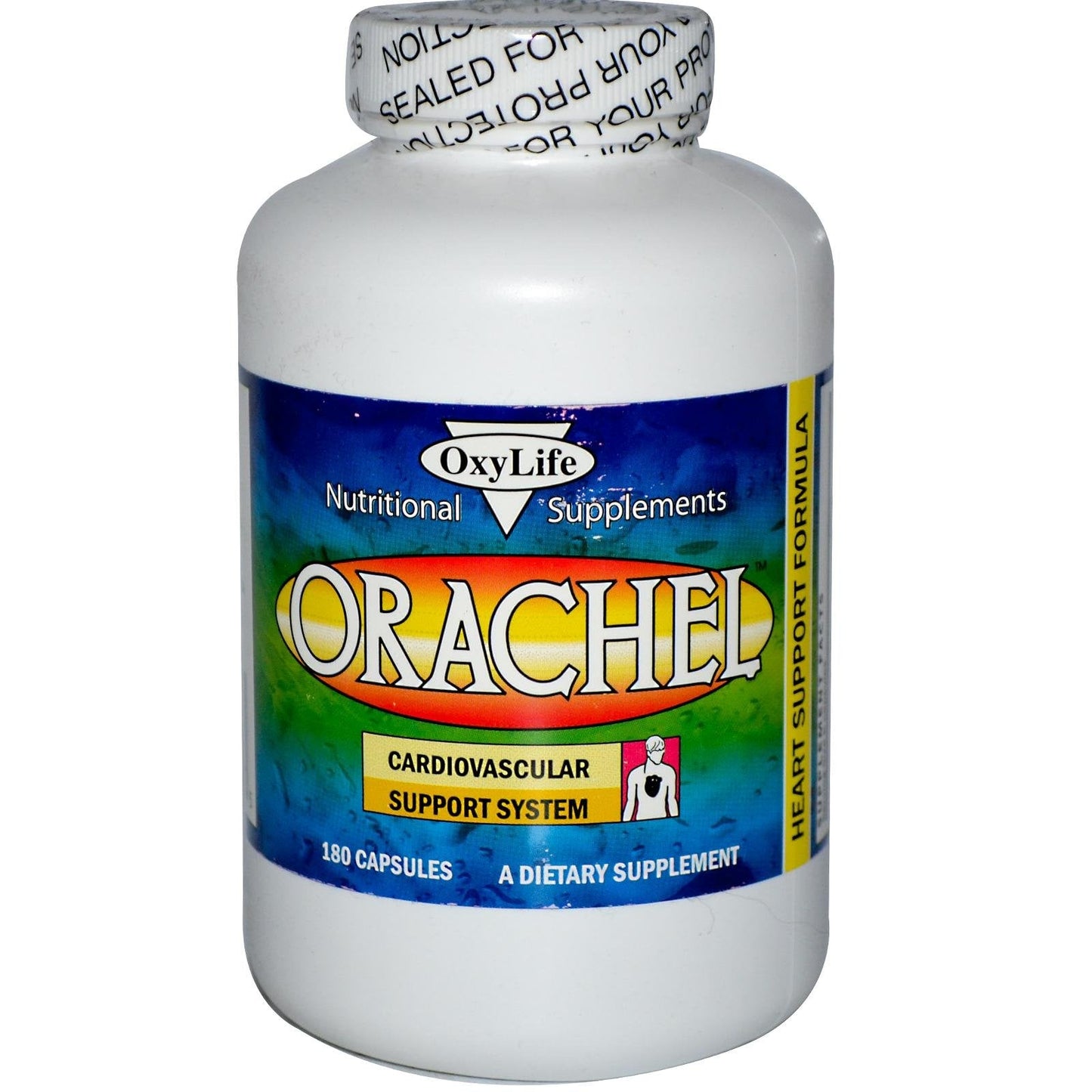 OXYLIFE ORACHEL-CARDIO - 180 Cap | Organic, Non-GMO, Gluten-Free, Kosher