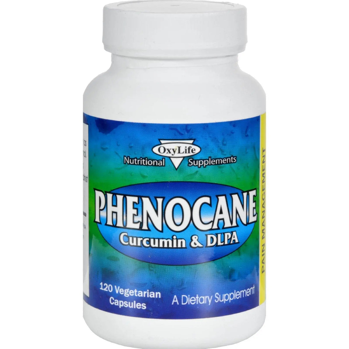 Oxylife Phenocane 120 Capsules | Curcumin, DL-Phenylalanine, Nattokinase & Bromelain BritishVita | Premium UK Vitamins & Wellness Supplements