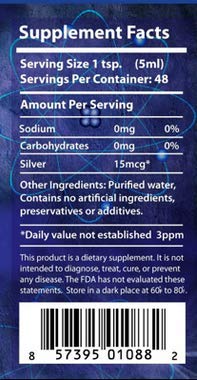 OXYSILVER with 528 | Silver Hydrosol Nutriceutical with 528Hz Structured Water