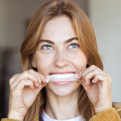Purean Teeth Whitening Oxystrips – 40 Pure Atomic Oxygen Releasing White Strips – 20 Treatments
